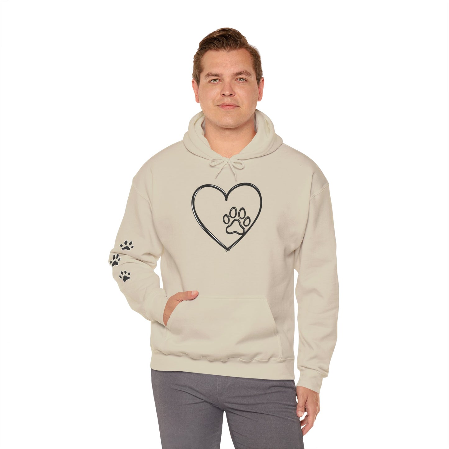Heart & Paw Hoodie — Because Pets Are Family