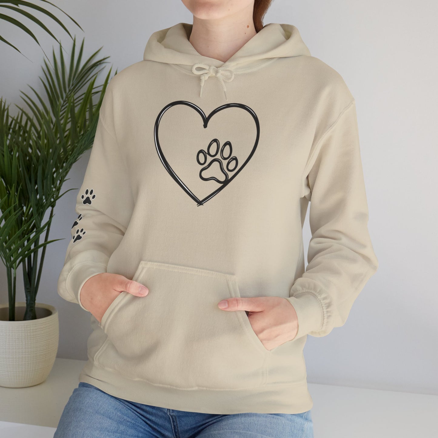Heart & Paw Hoodie — Because Pets Are Family