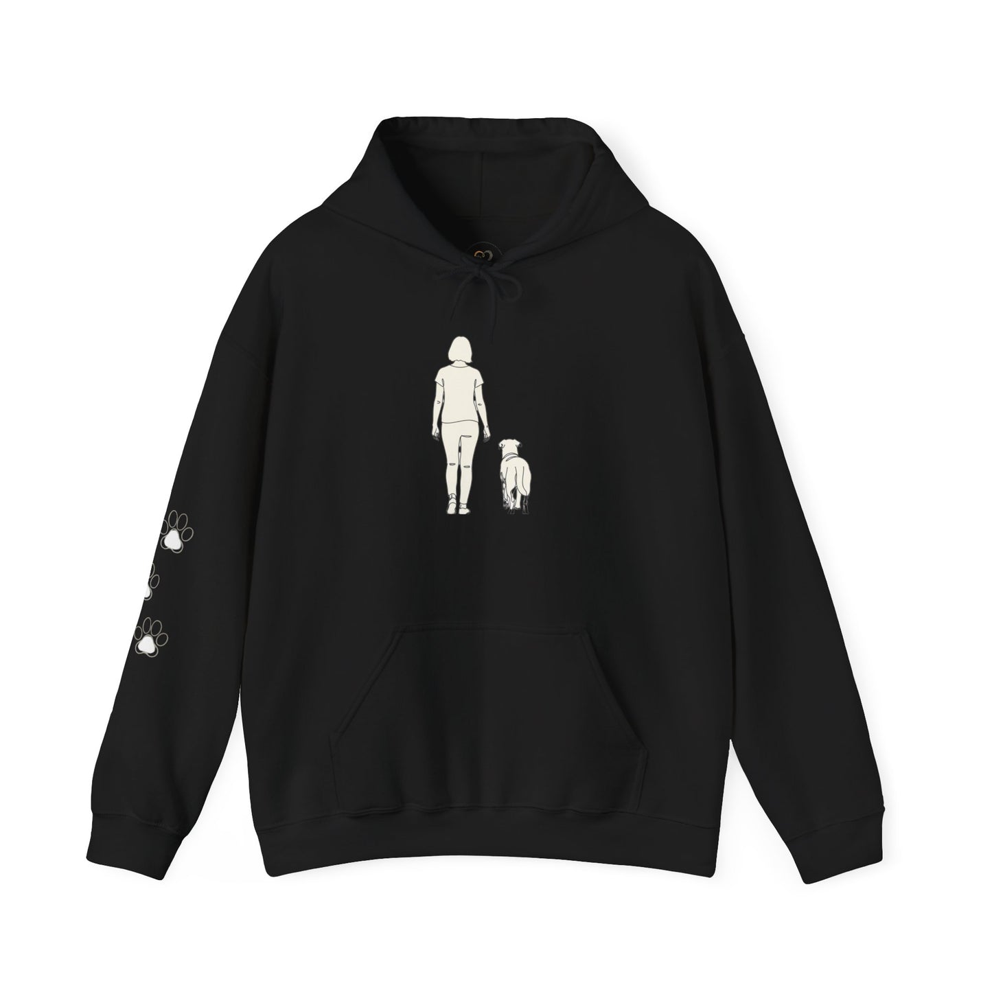 Always With You – Minimalist Dog Lover Hoodie