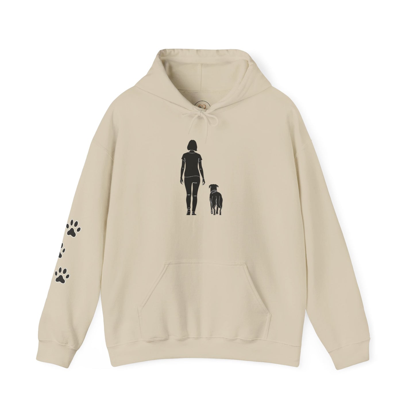 Always With You – Minimalist Dog Lover Hoodie