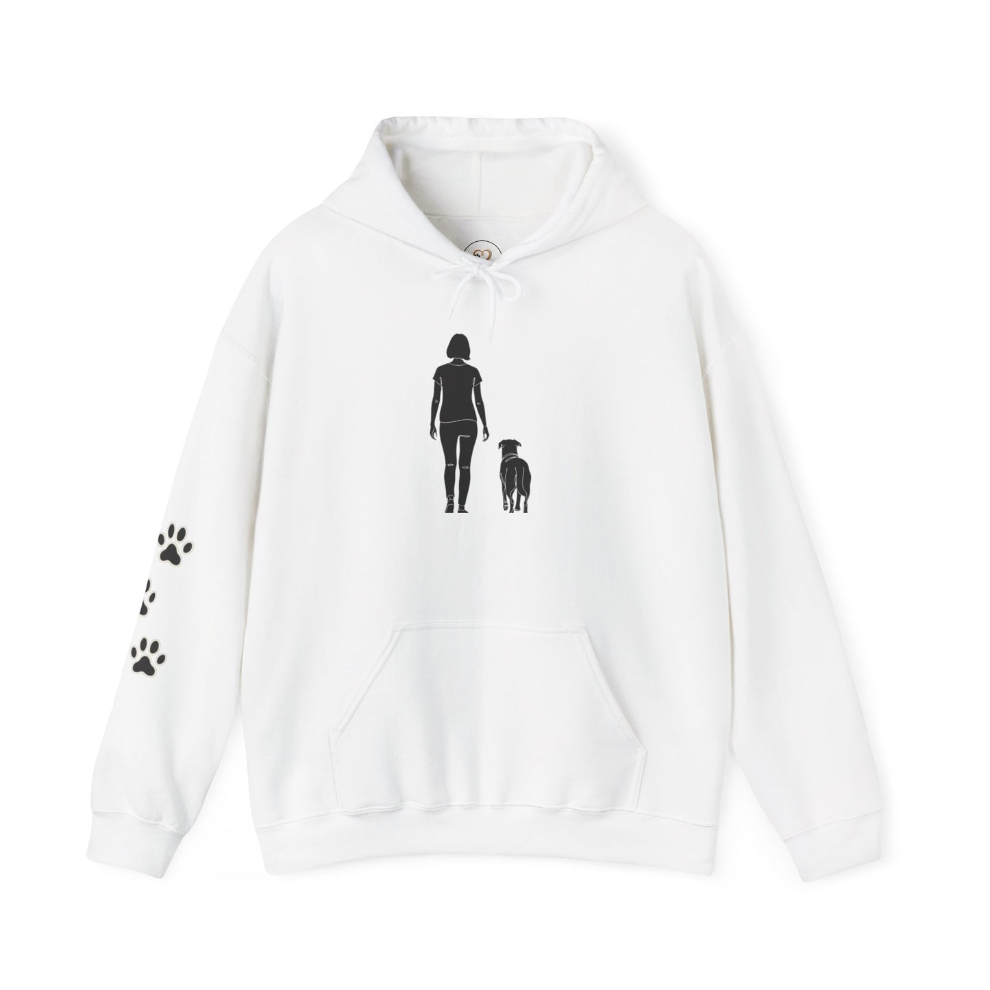 Always With You – Minimalist Dog Lover Hoodie