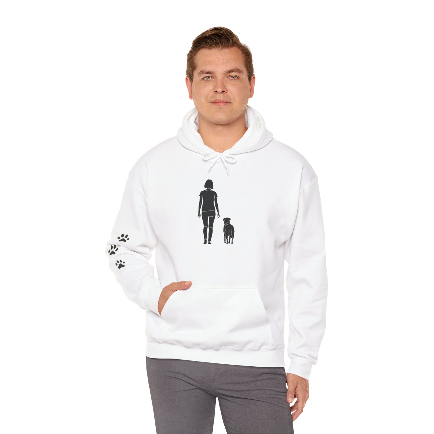 Always With You – Minimalist Dog Lover Hoodie