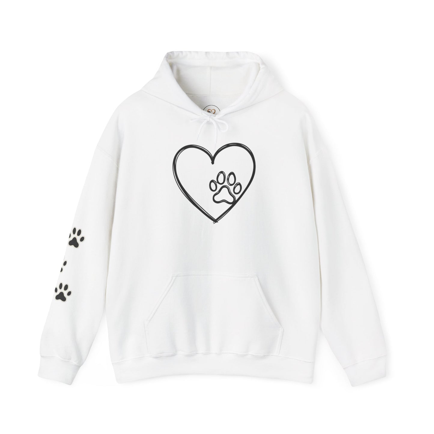 Heart & Paw Hoodie — Because Pets Are Family