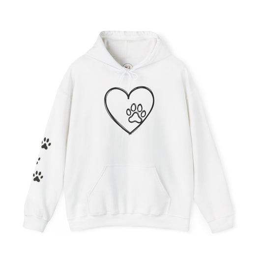 Heart & Paw Hoodie — Because Pets Are Family