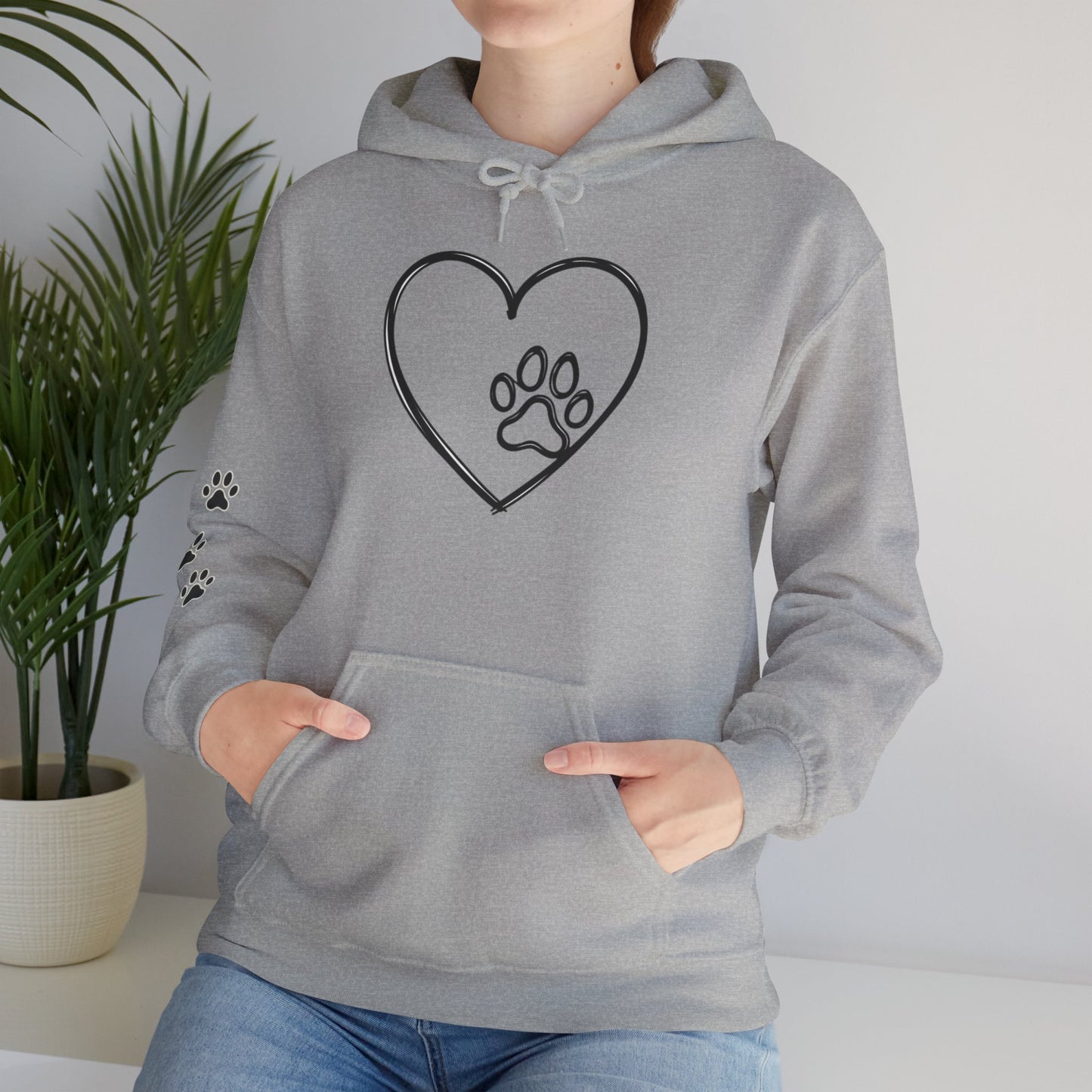 Heart & Paw Hoodie — Because Pets Are Family