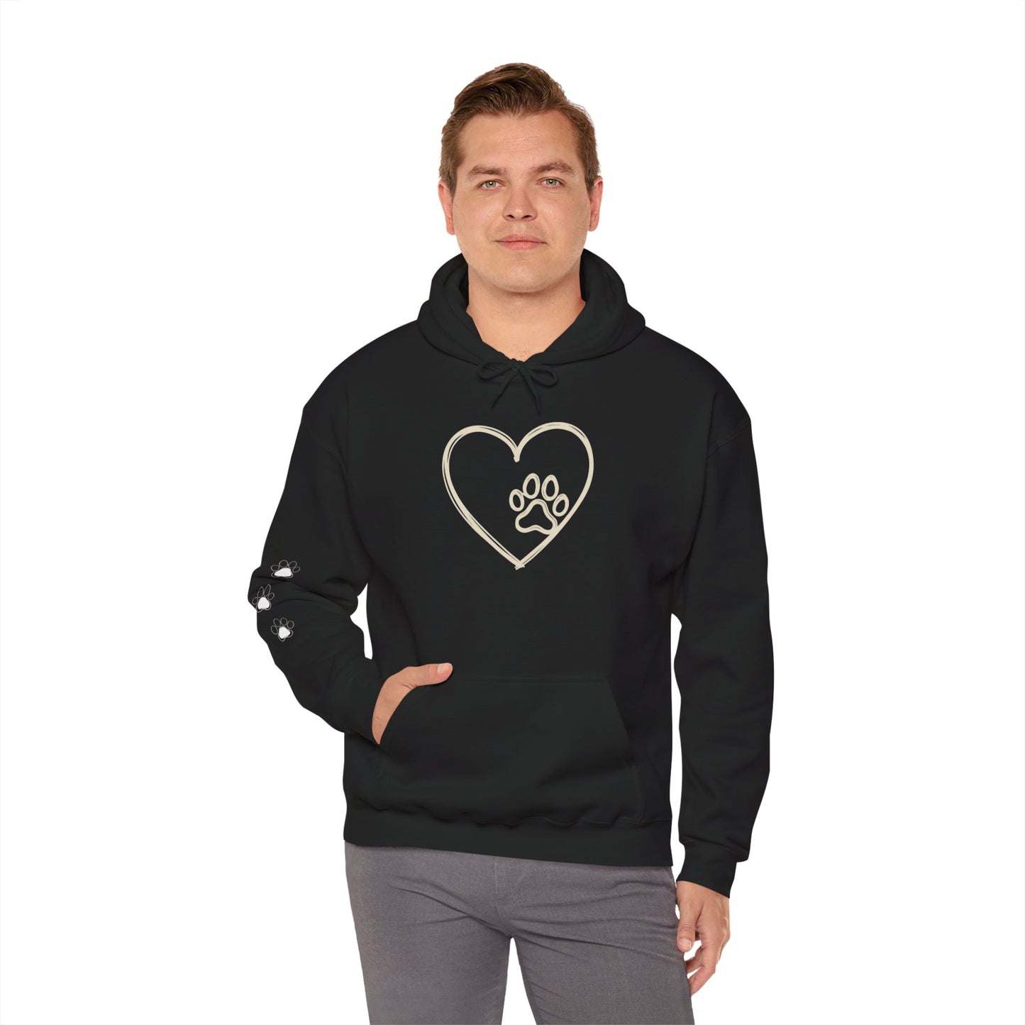Heart & Paw Hoodie — Because Pets Are Family