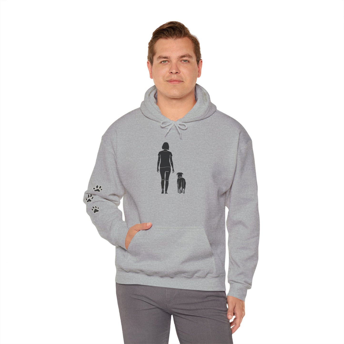 Always With You – Minimalist Dog Lover Hoodie