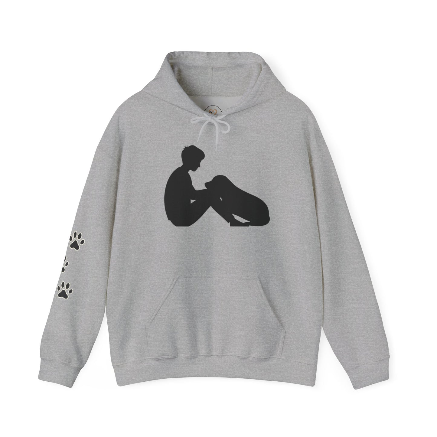 Quiet Bond – Minimalist Dog Lover Hoodie