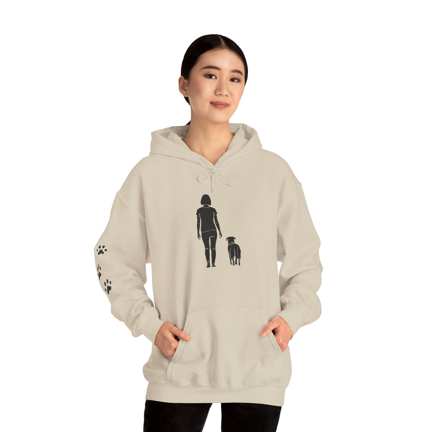 Always With You – Minimalist Dog Lover Hoodie