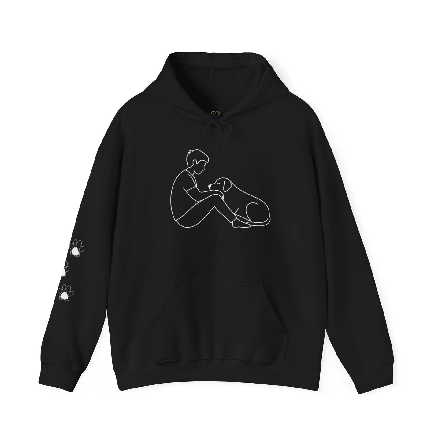 Quiet Bond – Minimalist Dog Lover Hoodie