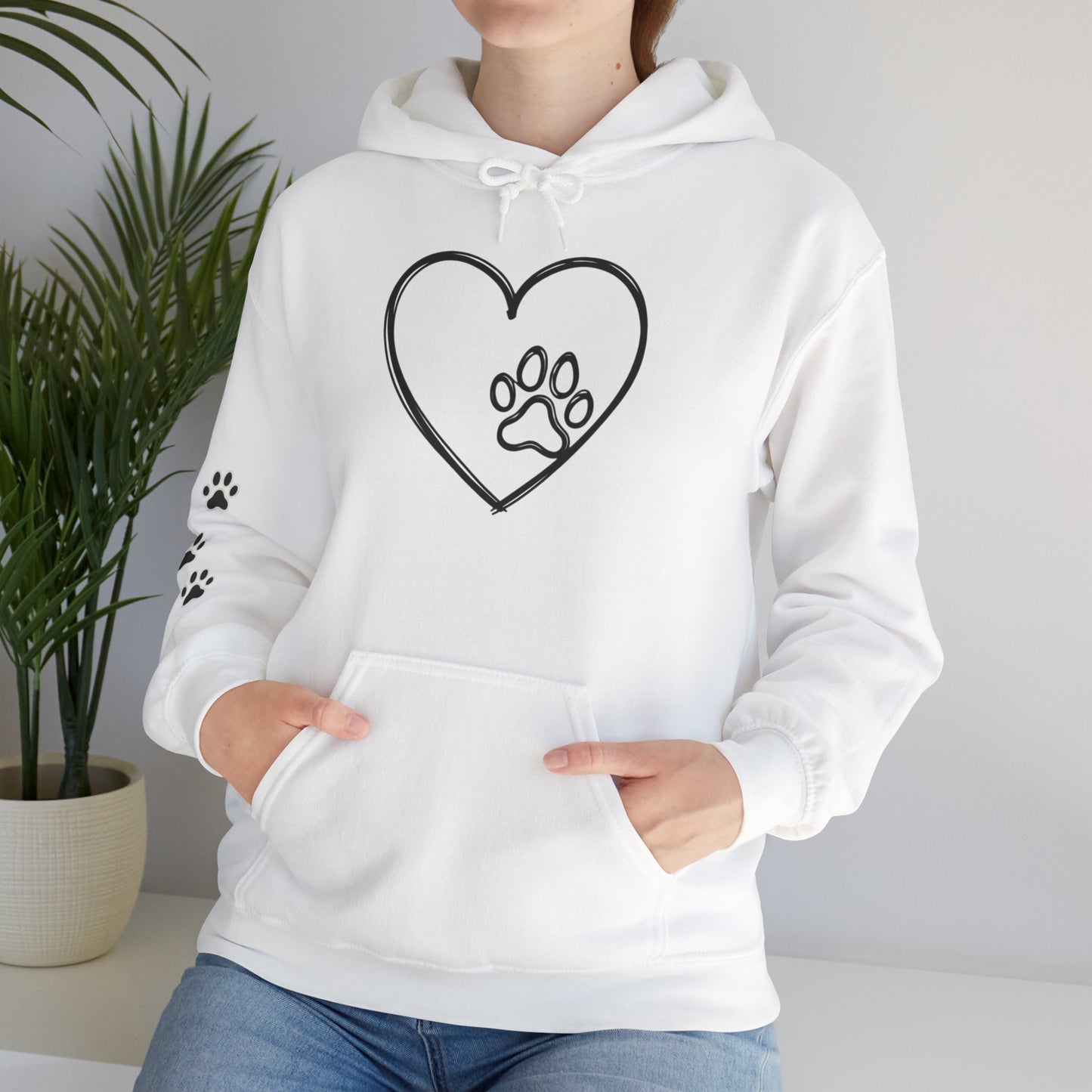Heart & Paw Hoodie — Because Pets Are Family