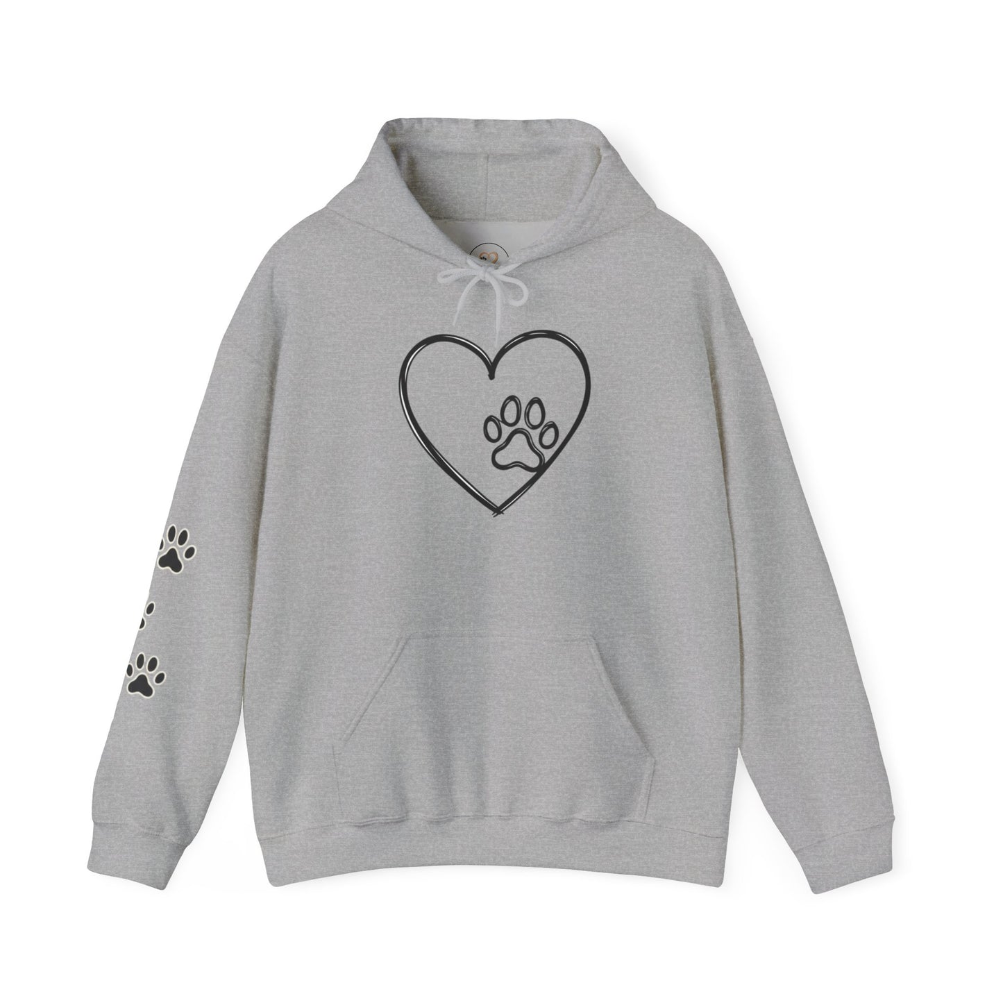 Heart & Paw Hoodie — Because Pets Are Family