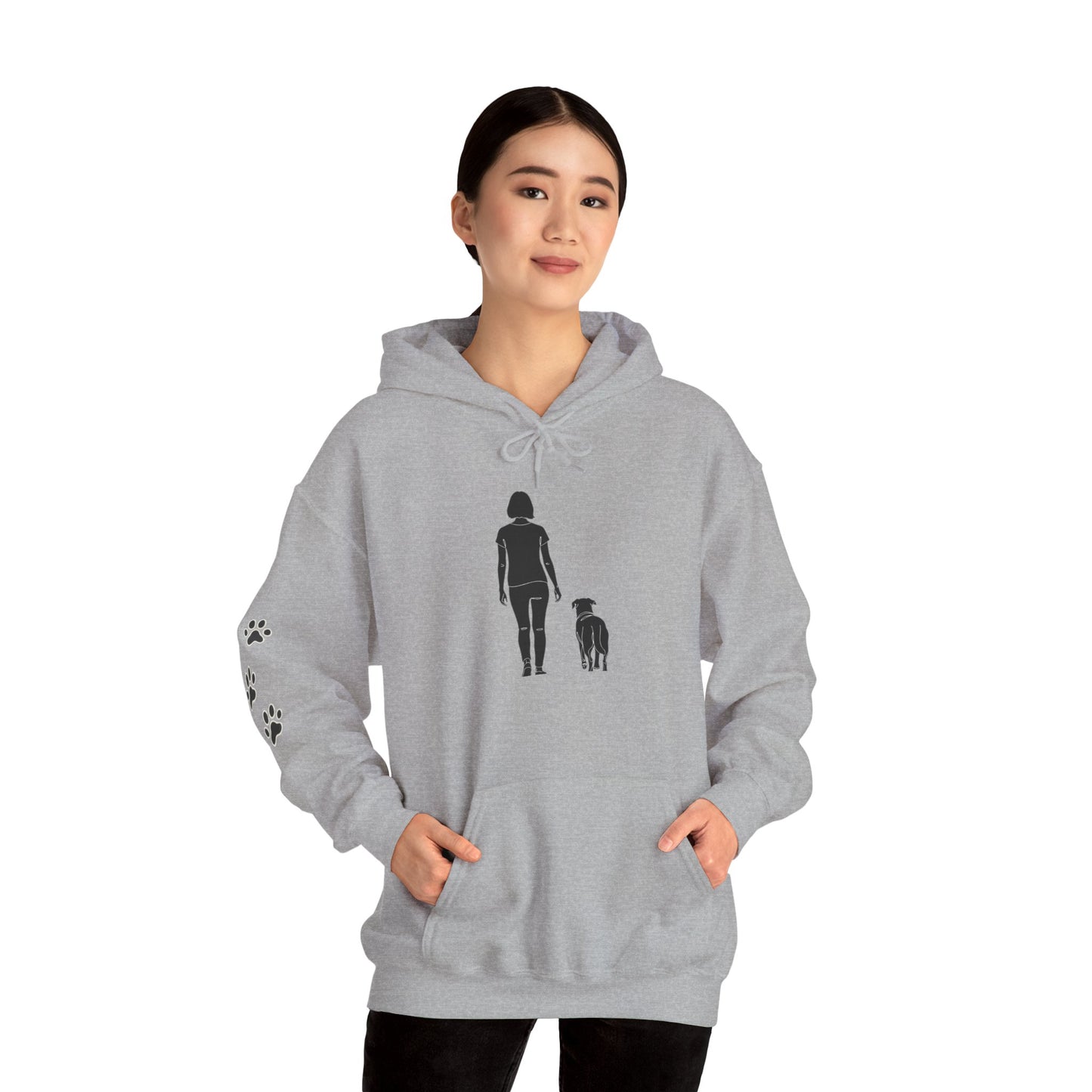 Always With You – Minimalist Dog Lover Hoodie