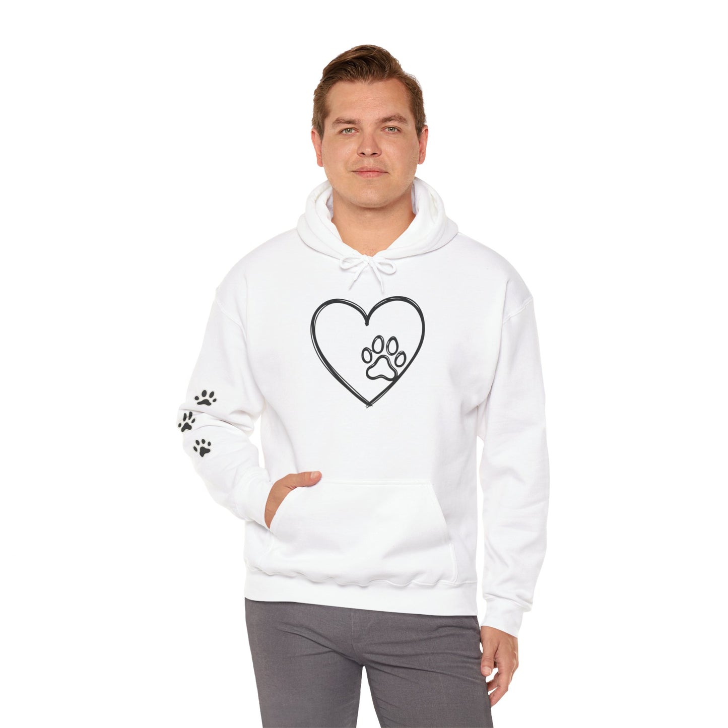 Heart & Paw Hoodie — Because Pets Are Family