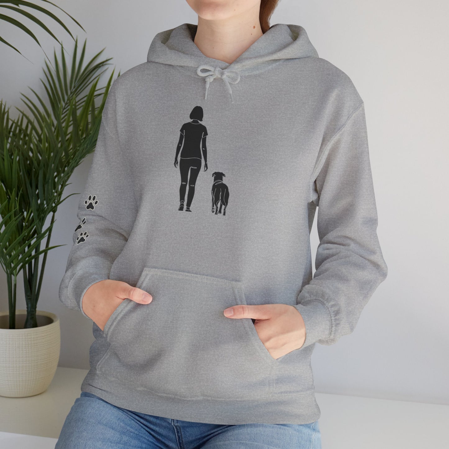 Always With You – Minimalist Dog Lover Hoodie