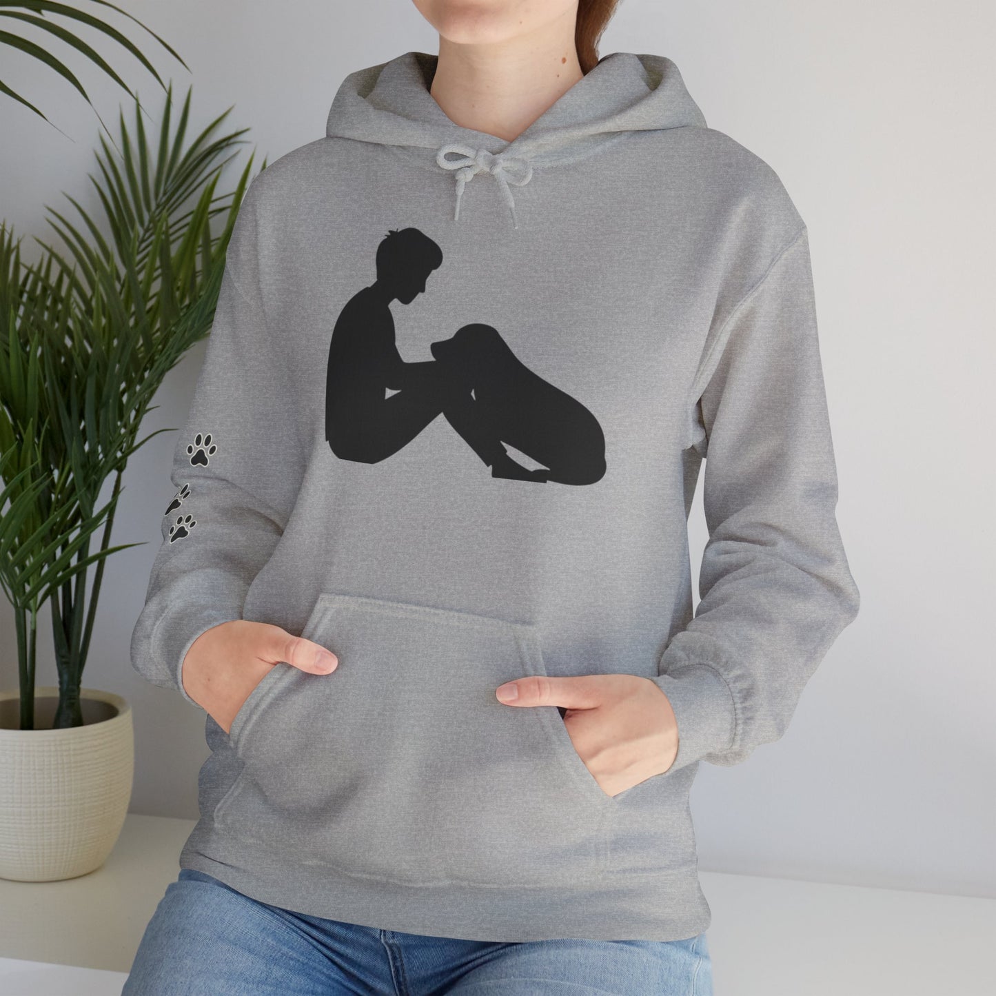 Quiet Bond – Minimalist Dog Lover Hoodie