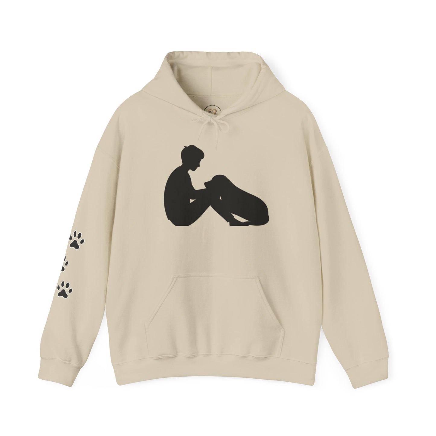 Quiet Bond – Minimalist Dog Lover Hoodie