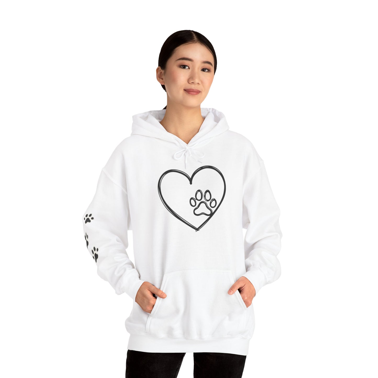 Heart & Paw Hoodie — Because Pets Are Family